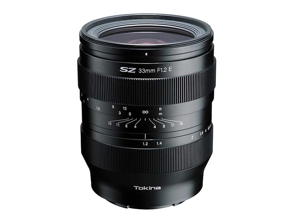 レンズ(単焦点) Tokina SZ 33mm F1.2 X-Mount トキナー、ミラーレス用大口径レンズ「Tokina SZ 33mm F1.2 MF」を受注