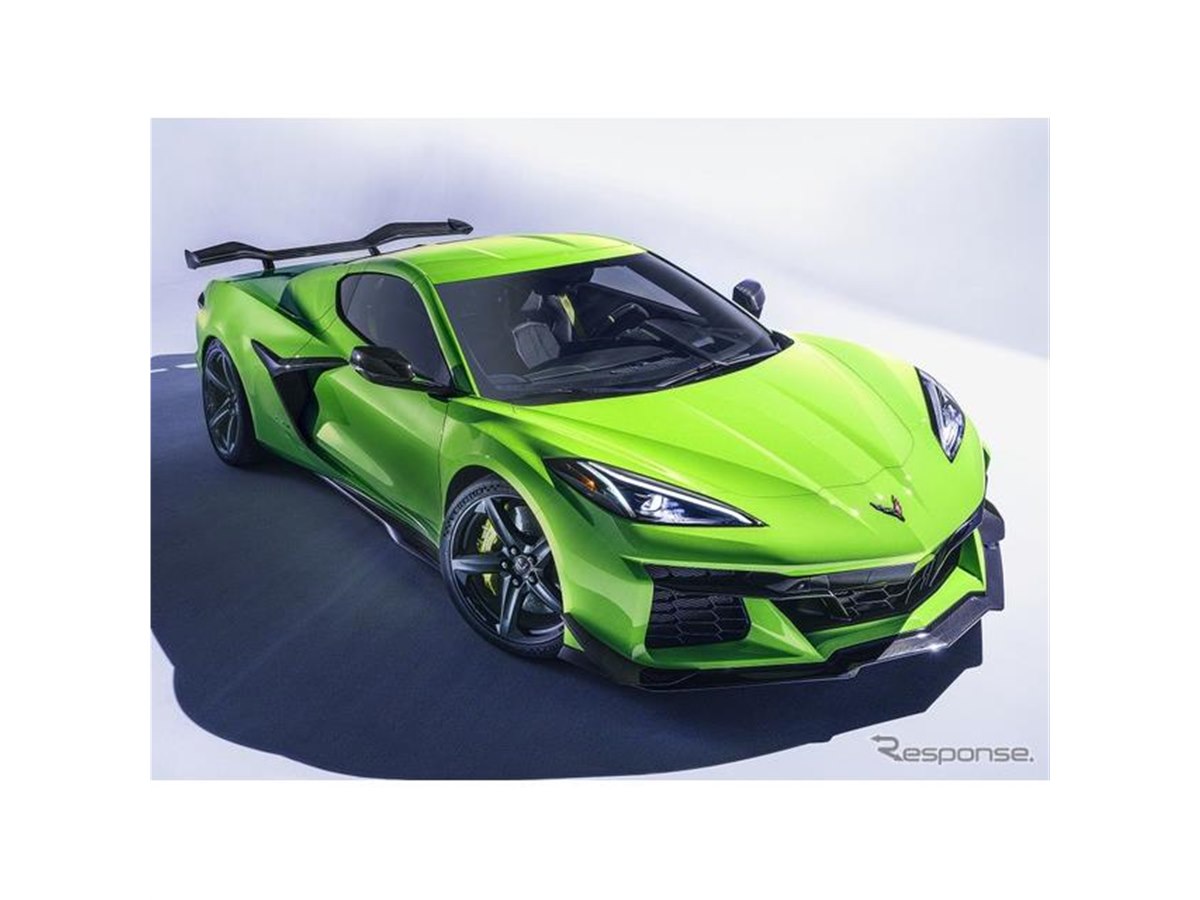 NFTで1台限りを保証、コルベットZ06 新型に「ミントグリーン」 - 価格.com