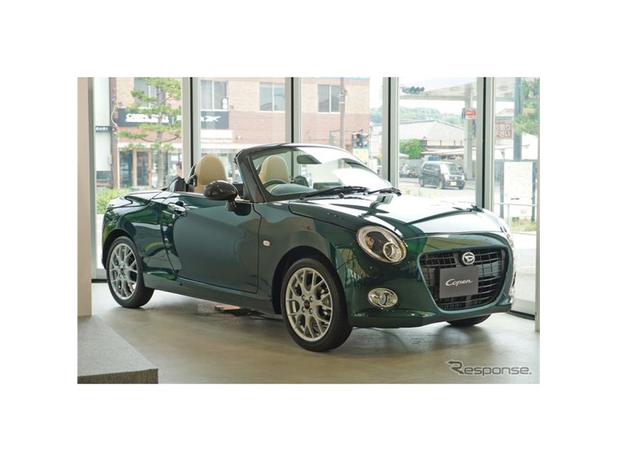 ダイハツ ☆コペン セロ プルバックカー グリーン☆ ダイハツ コペン