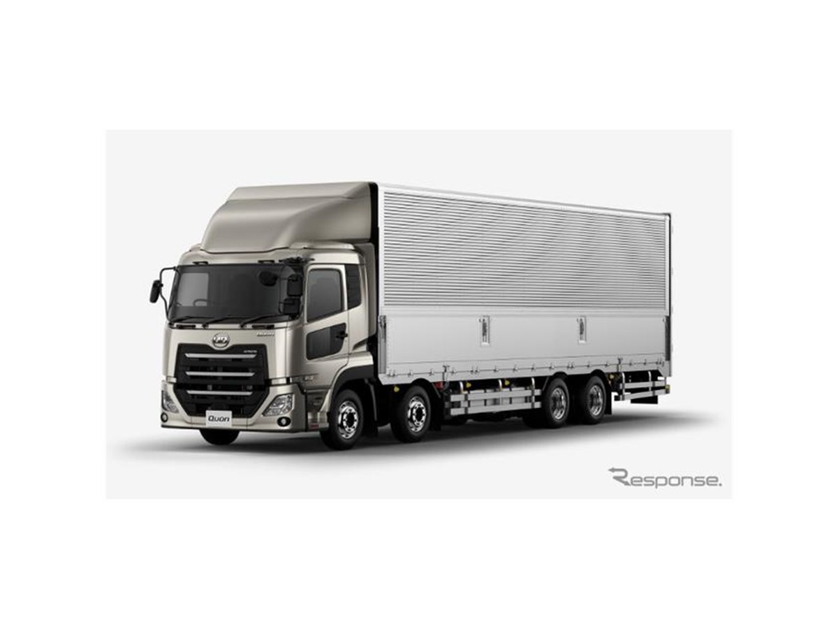 フラッグシップ大型車『クオン』2022年モデル発売、環境性能向上…UD