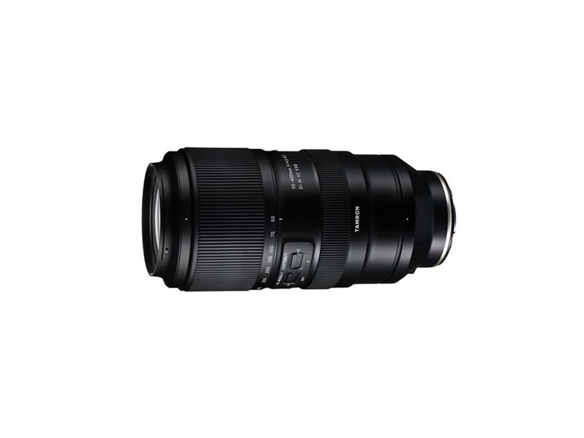 タムロン、超望遠ズームレンズ「50-400mm F/4.5-6.3 Di III VC VXD」を