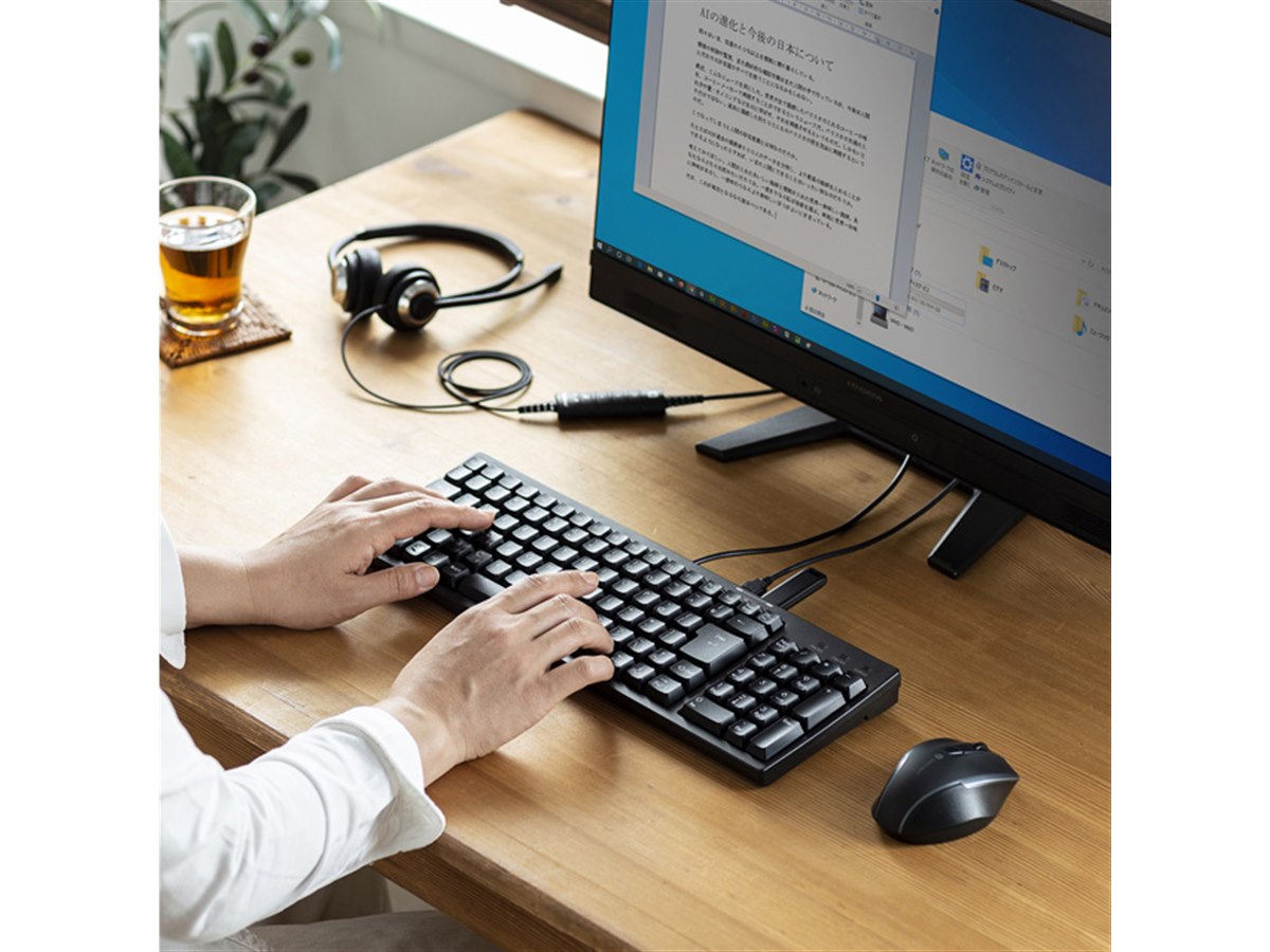 サンワ、USBハブを内蔵した有線キーボード4機種 - 価格.com