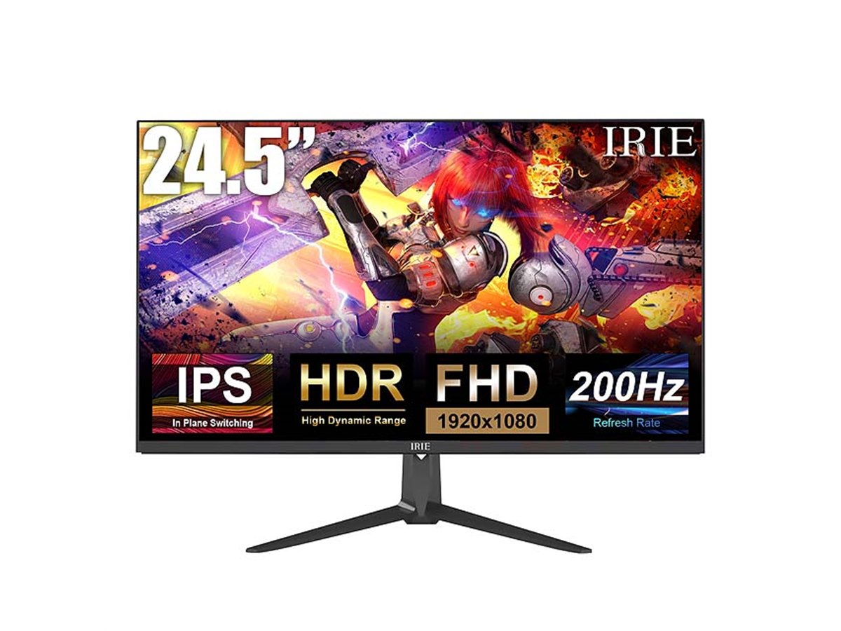 FFF ゲーミングモニター24.5インチー200hz対応 FFF、200Hz駆動に対応した24.5型ゲーミングディスプレイ「FFF-LD25G5