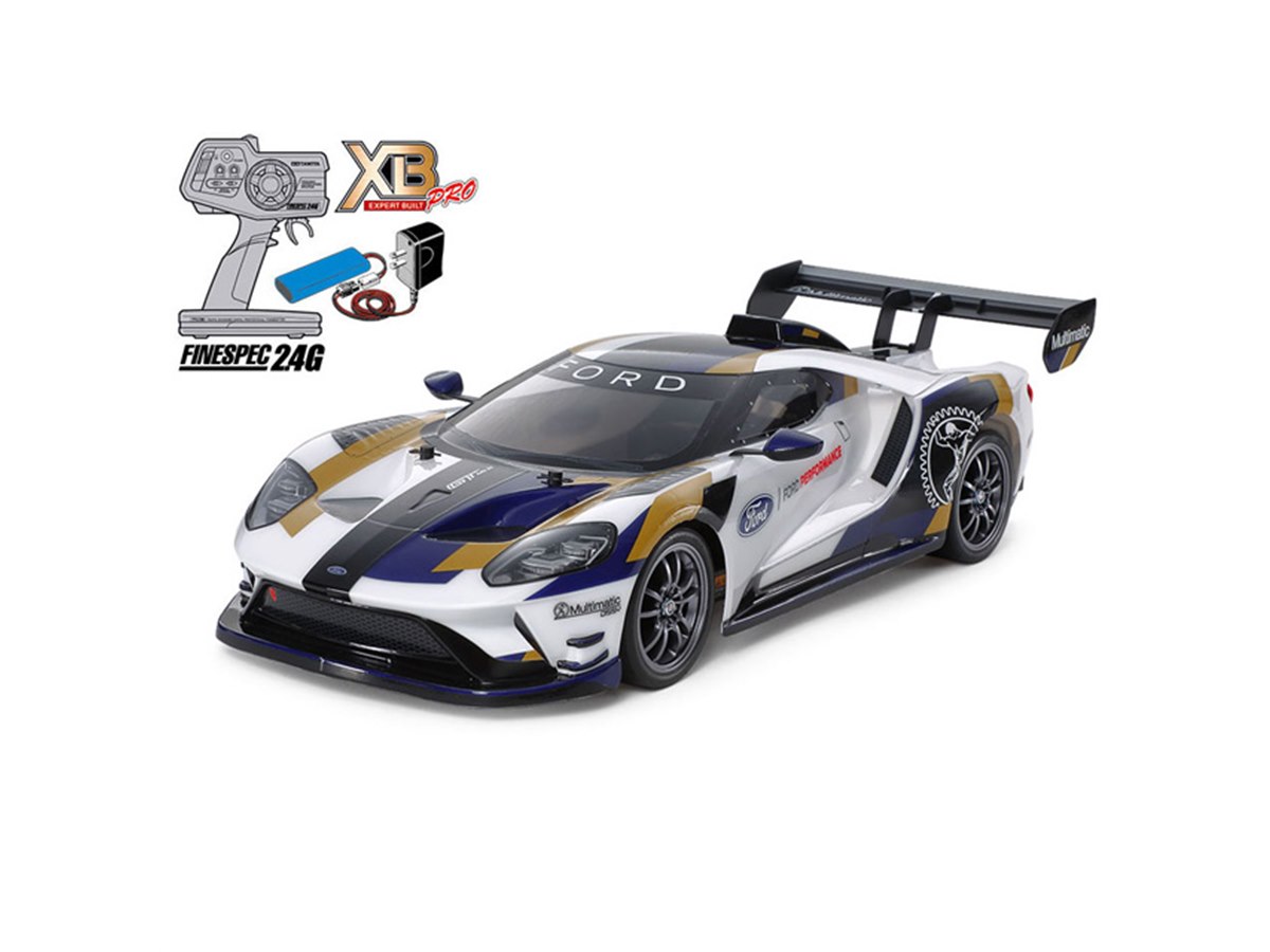 タミヤ、TT-02シャーシを搭載した「1/10RC XB 2020 フォード GT Mk II