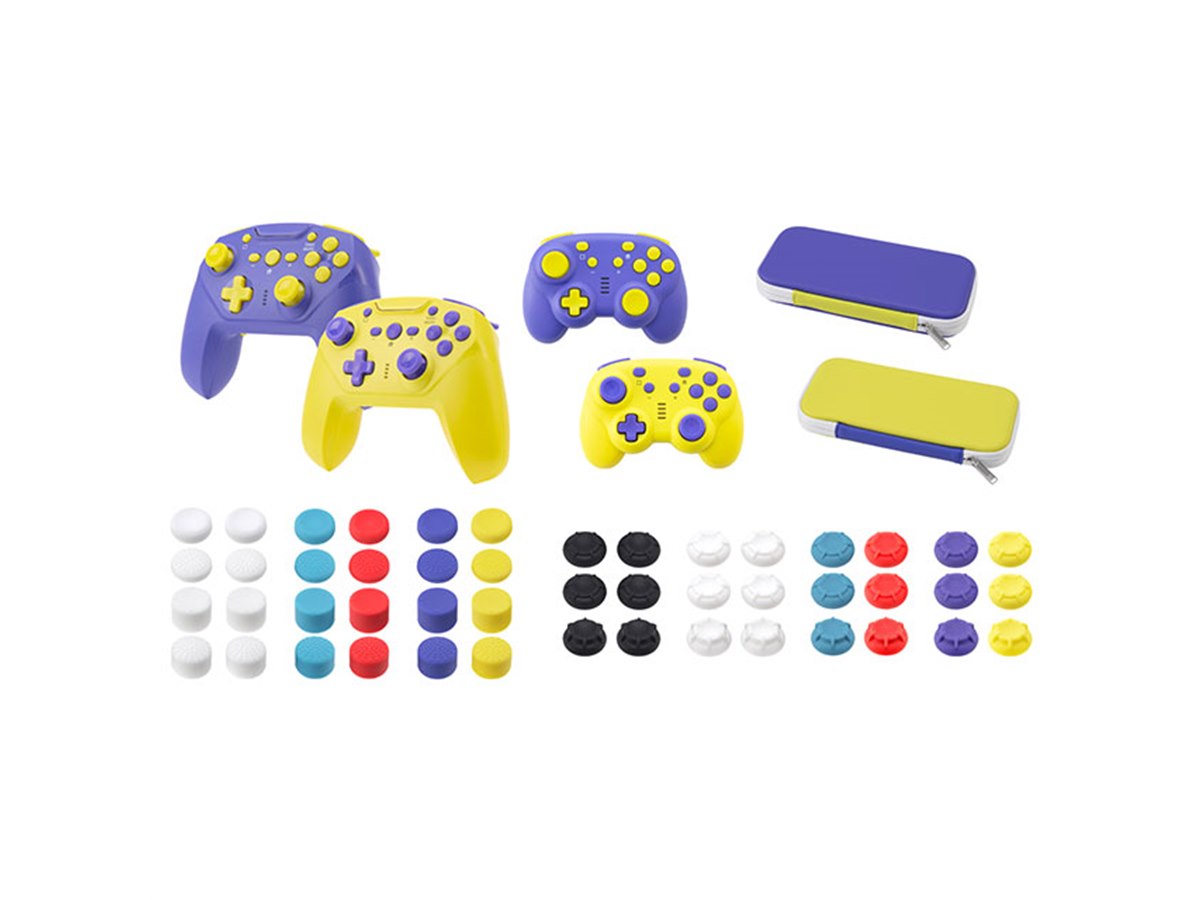 Switch 本体　コントローラ　専用ケース　カセット付き Nintendo Switchとコントローラー用の交換用シェル,完全なセットボタン