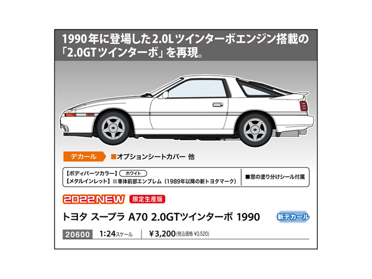 トヨタ - NC-972スープラ3.0GT/2.0GT限定版画サイン額装作家平右