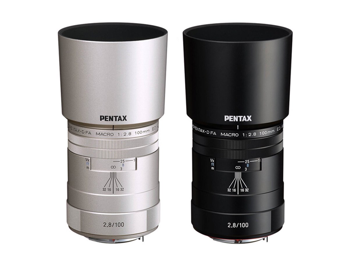 リコー、防塵・防滴構造のマクロレンズ「HD PENTAX‐D FA MACRO 100mmF2