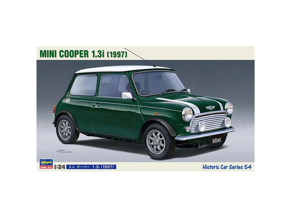 ハセガワ、1/24スケール模型「ミニ クーパー 1.3i （1997）」を本日10