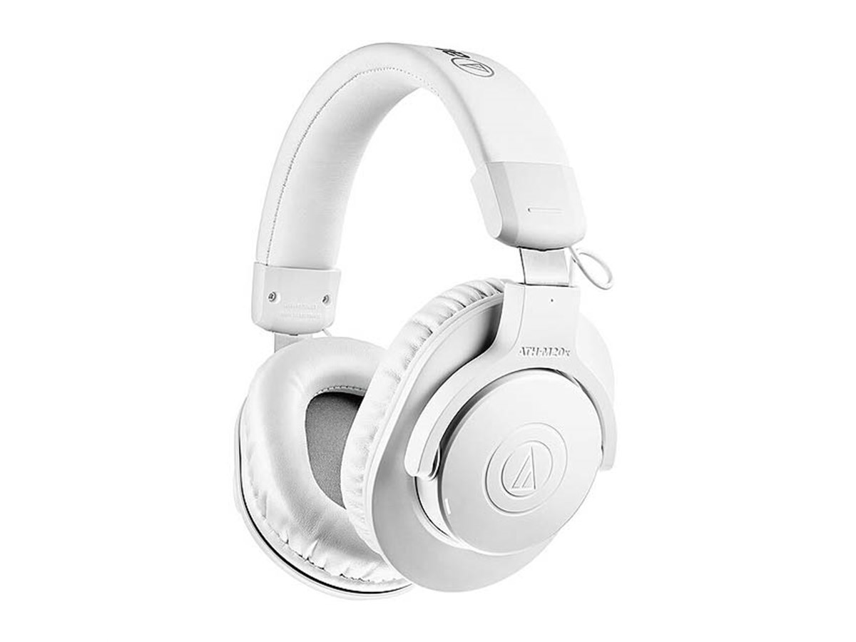 オーテク、Bluetoothモニターヘッドホン「ATH-M20xBT」にホワイトを
