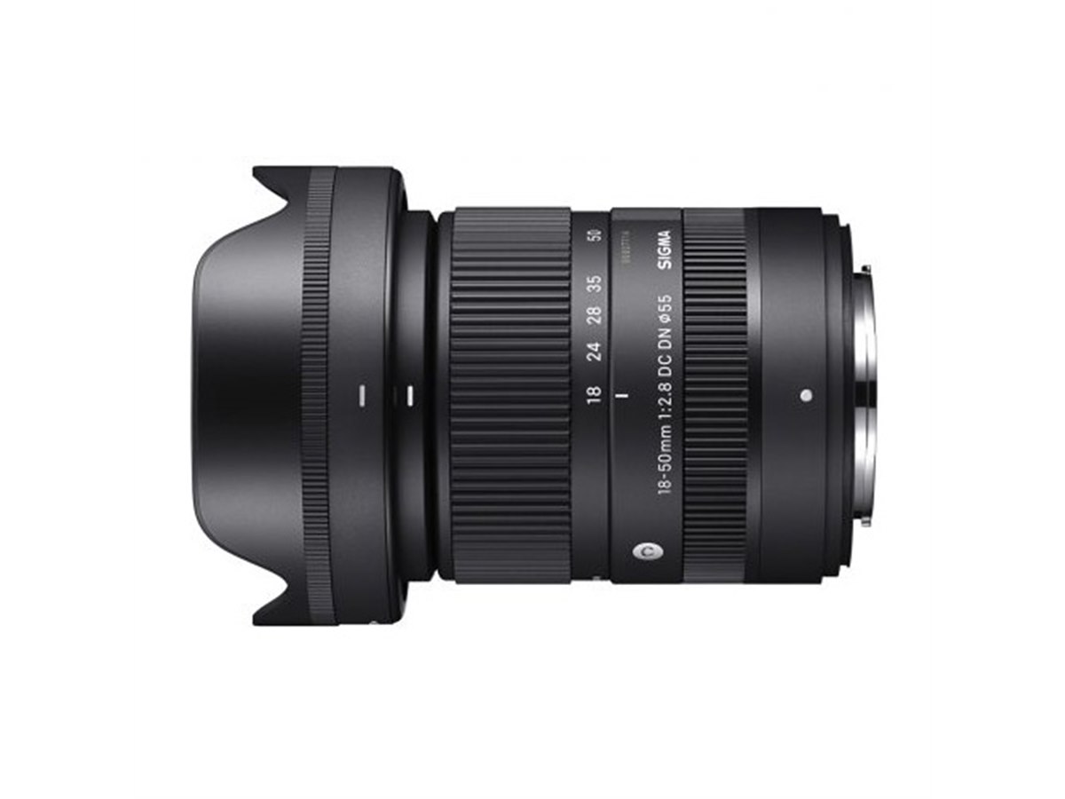 SIGMA 18-50mm F2.8 DC DN ズームレンズ　xマウント シグマ、APS-Cズームレンズ「18-50mm F2.8 DC DN」Xマウント用を