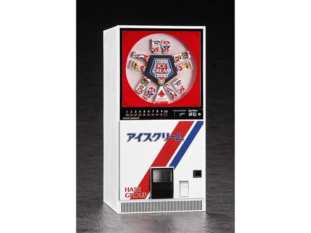 レトロ LED加工 アイスクリーム 自販機 自動販売機 1 12 模型