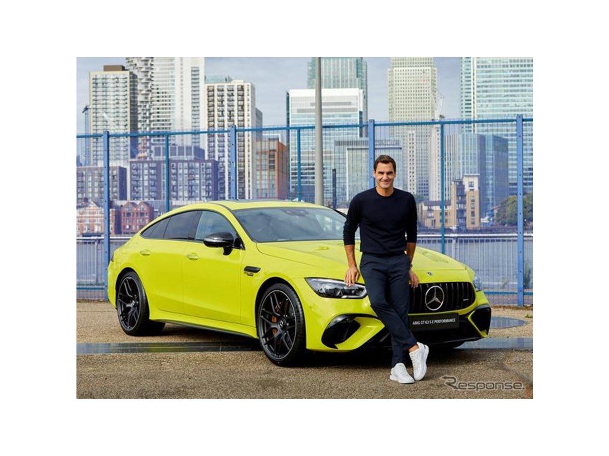 メルセデスAMG、1台限りの843馬力PHEVをオークションに…伝説的テニス