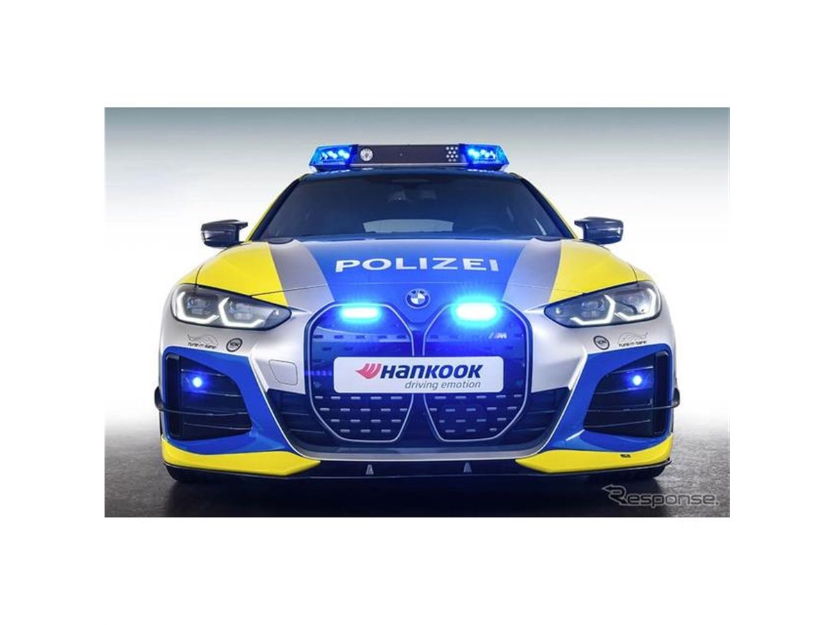 BMWのEV初のM『i4 M50』、警察仕様に変身…ACシュニッツァー - 価格.com