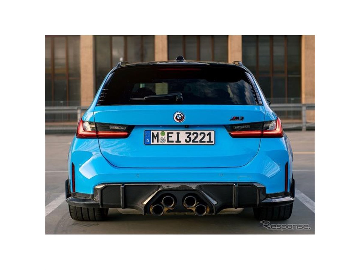 BMW M3 初の『ツーリング』、「Mパフォーマンスパーツ」でカスタム可能