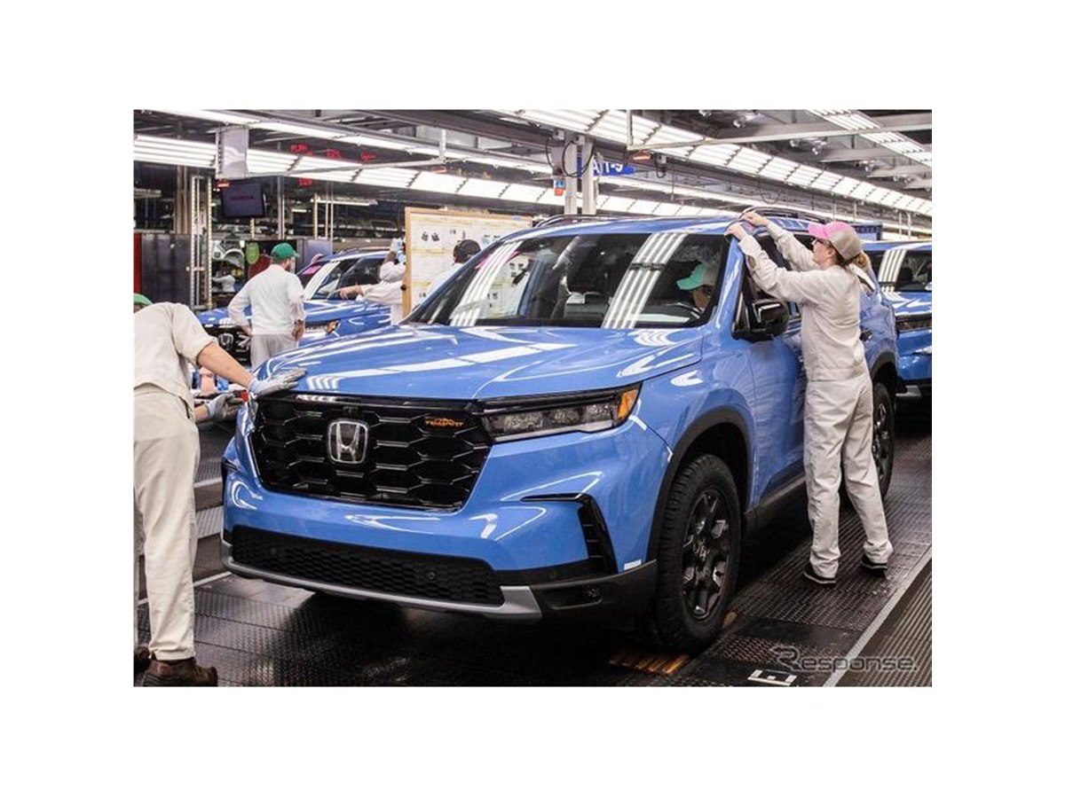 ホンダブランド最強のV6搭載、SUV『パイロット』新型…米国で生産開始