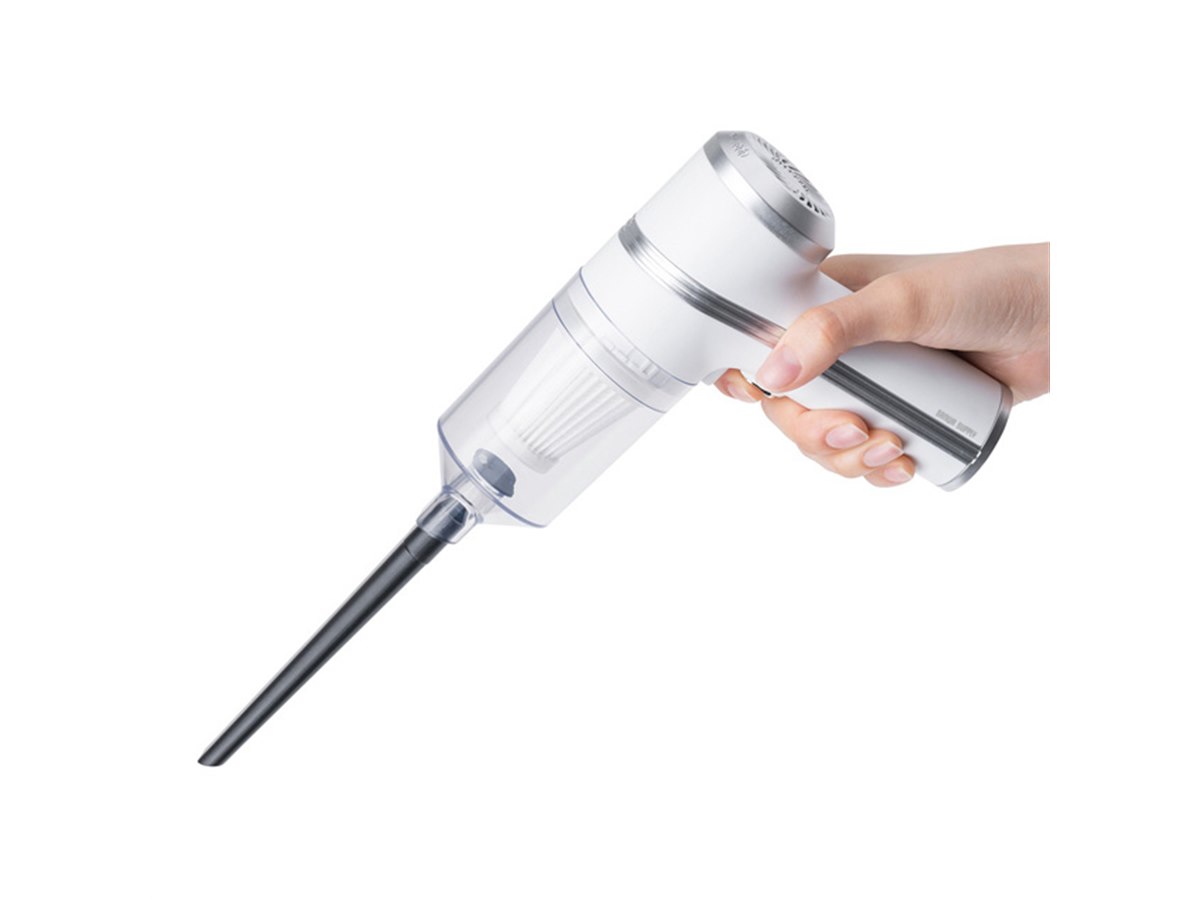 サンワ、2種のノズルが付属するコードレスクリーナー「200-CD077