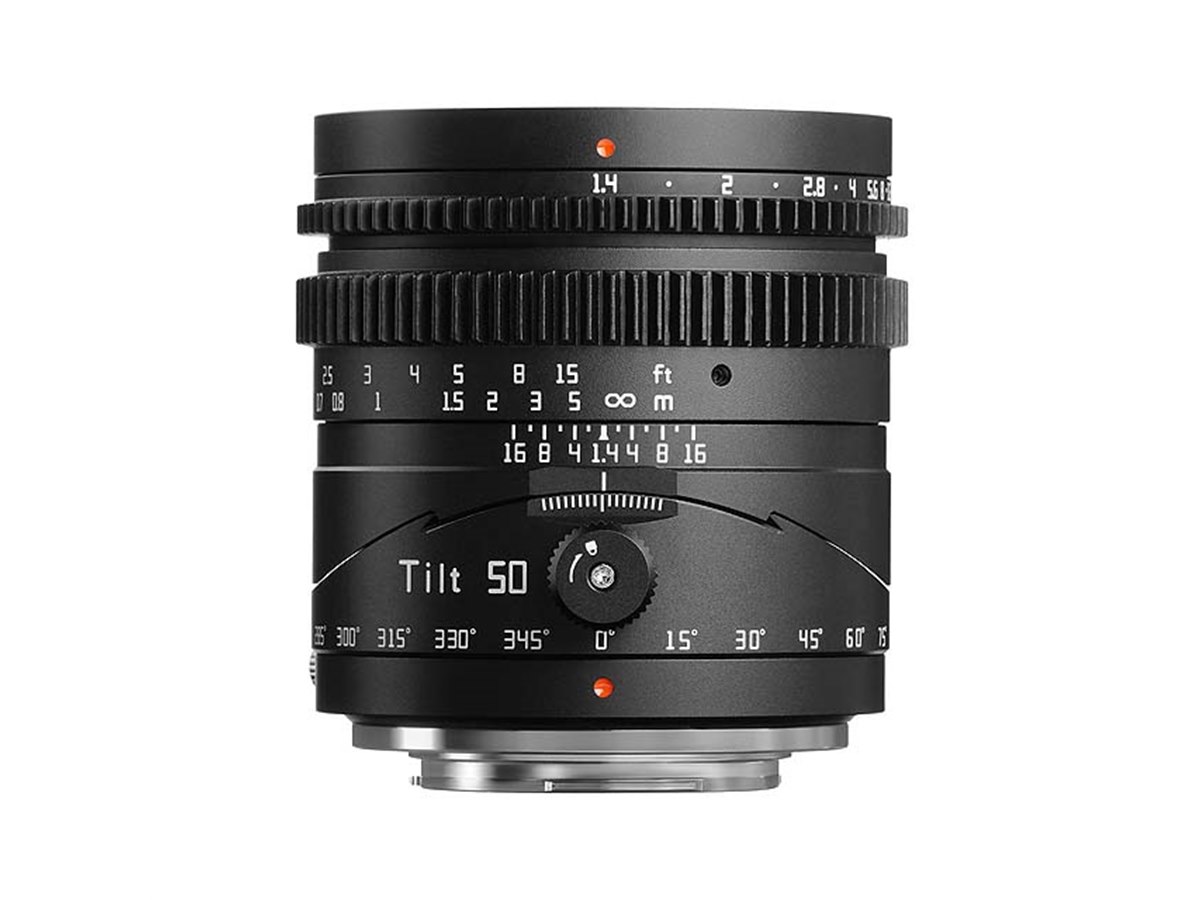 TTartisan Tilt 50 単焦点レンズ TTArtisan、ティルトレンズ「Tilt 50mm f/1.4」にX/RF/Zマウント