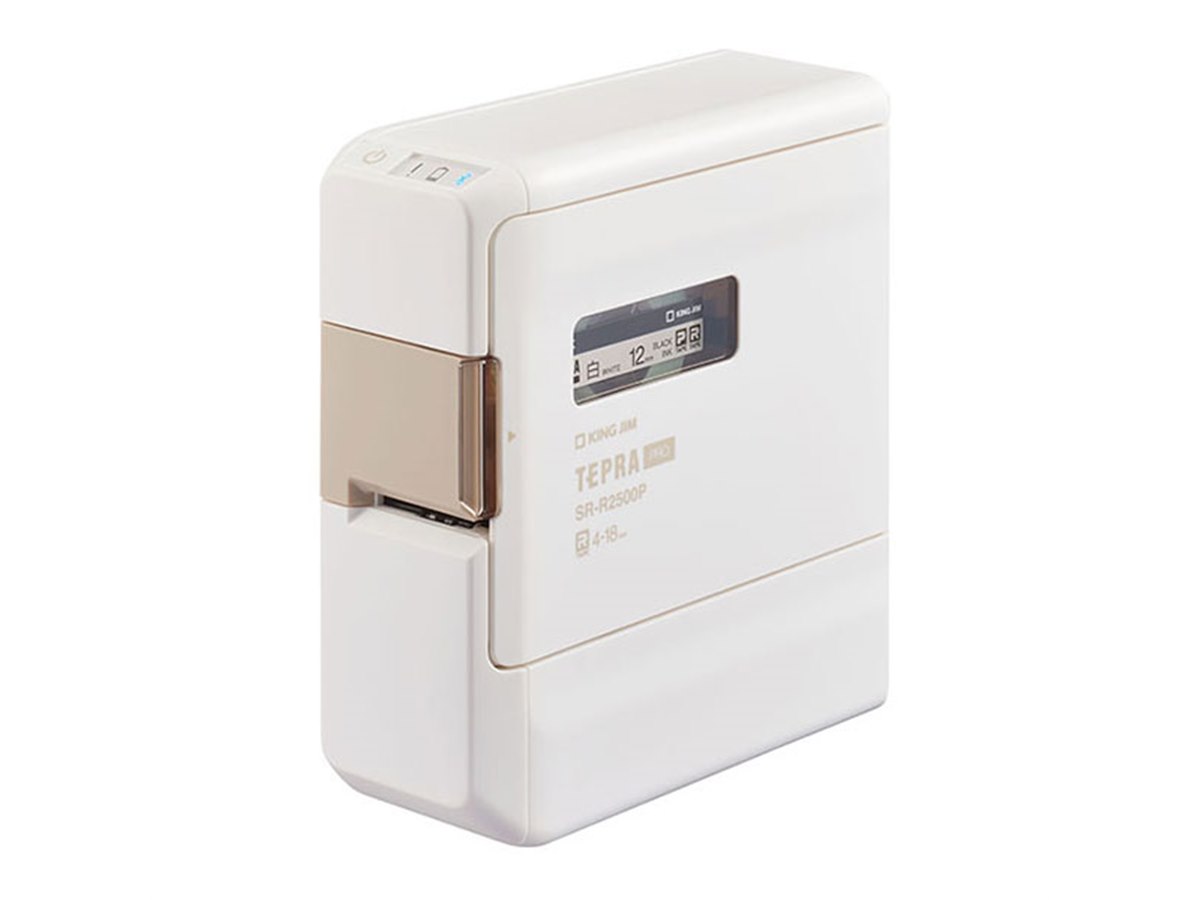 キングジム ラベルプリンター スマホ専用 「テプラ」PRO SR-R2500Pm キングジム、スマホ専用ラベルプリンター「テプラ」PRO SR-R2500Pを