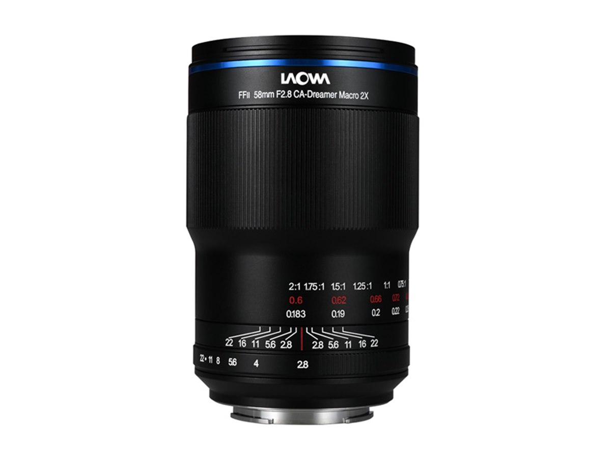 LAOWA、40.9度の画角を実現したマクロレンズ「58mm F2.8 2x Ultra