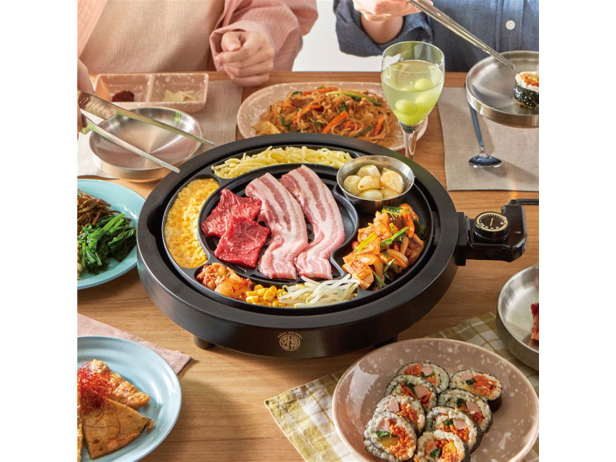 送料込み未使用おウチで本格的なエンタメ焼肉が楽しめる韓流グリルマイスター 37287-01.jpg
