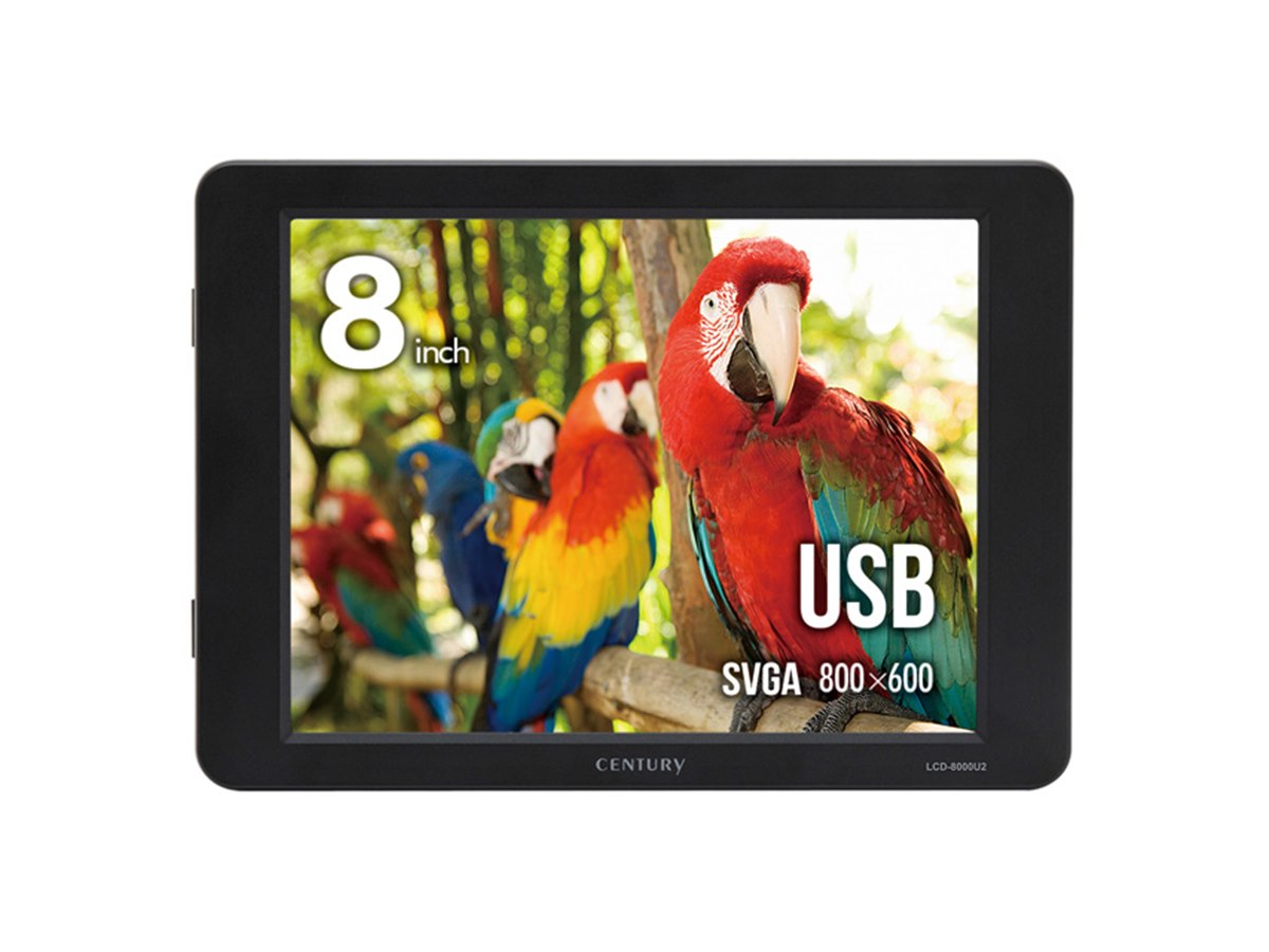 22,800円、USBケーブル1本で接続できる8型サブディスプレイ「LCD
