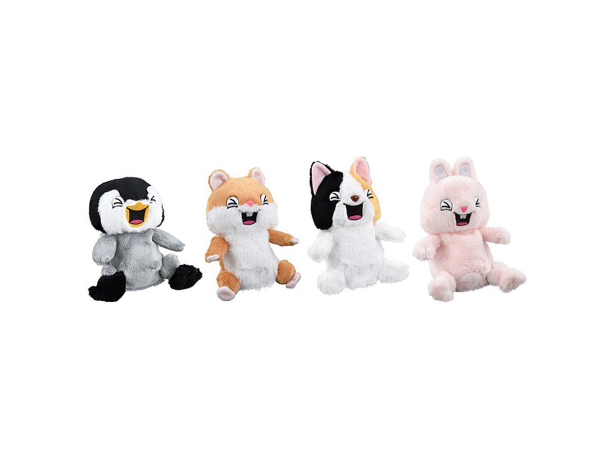 タカラトミー、おなかをくすぐると大爆笑するぬいぐるみ「みんな