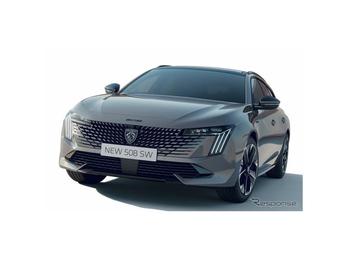 プジョー 508「SW」改良新型、ワゴンもニューフェイスに…欧州
