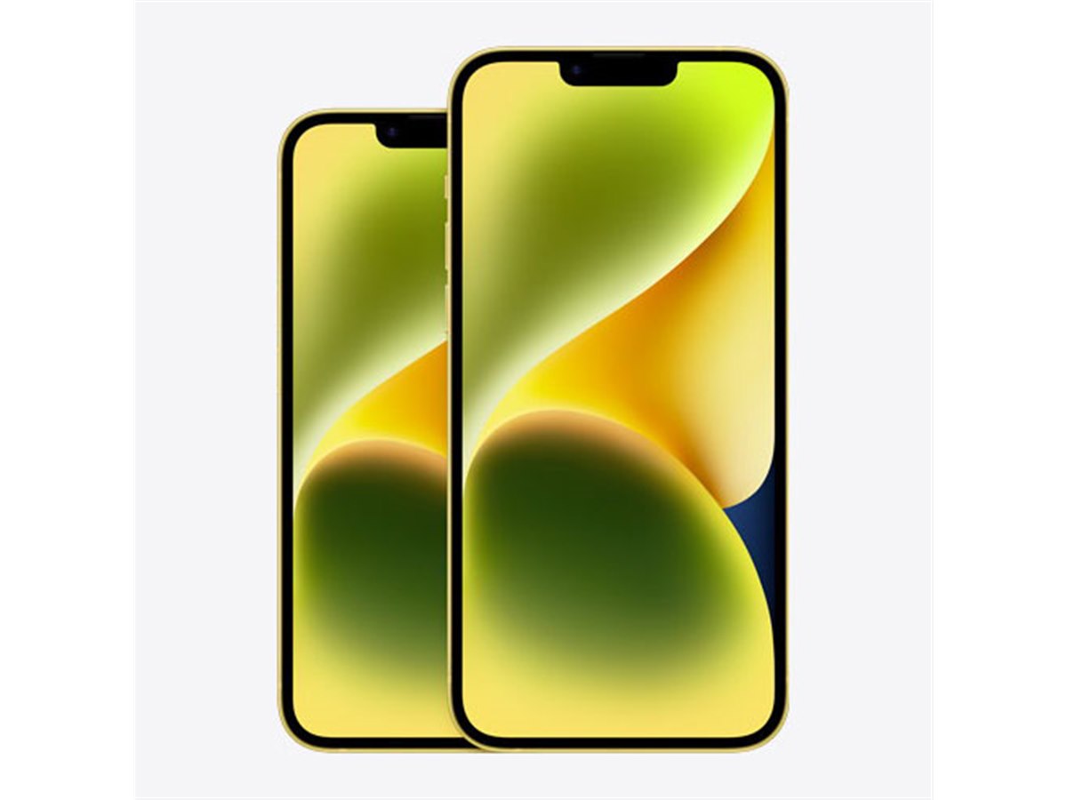 ドコモ・au・ソフトバンク・楽天、iPhone 14/14 Plus イエローを3月10