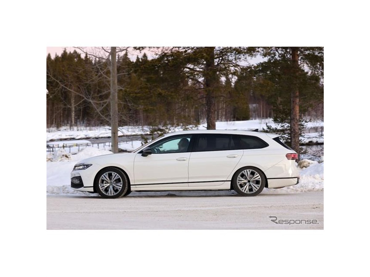 さらに長く、美しく…VW『パサート ヴァリアント』次期型、内外装を