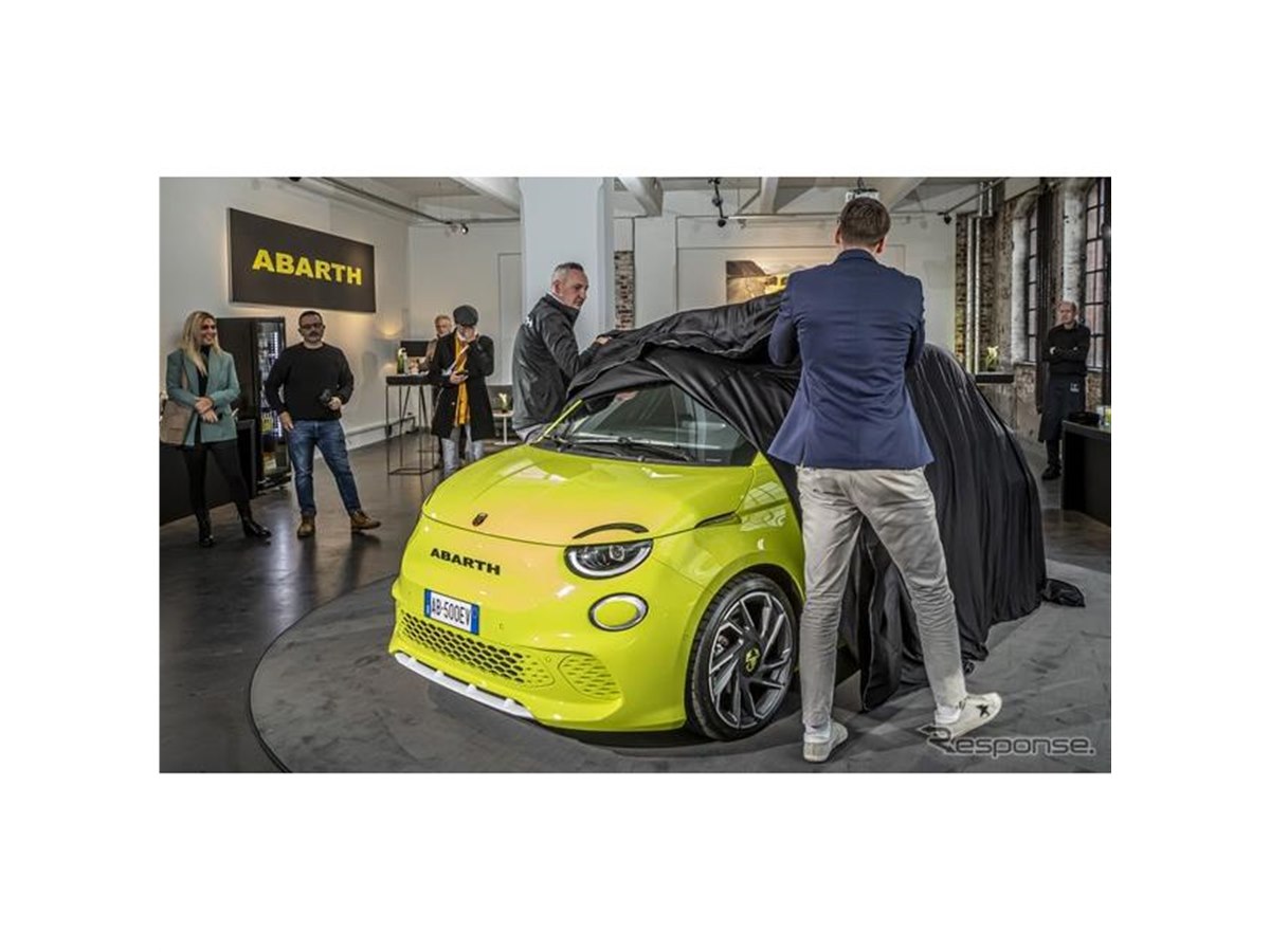 アバルト『500e』、モーターを155馬力に強化…6月欧州発売へ - 価格.com
