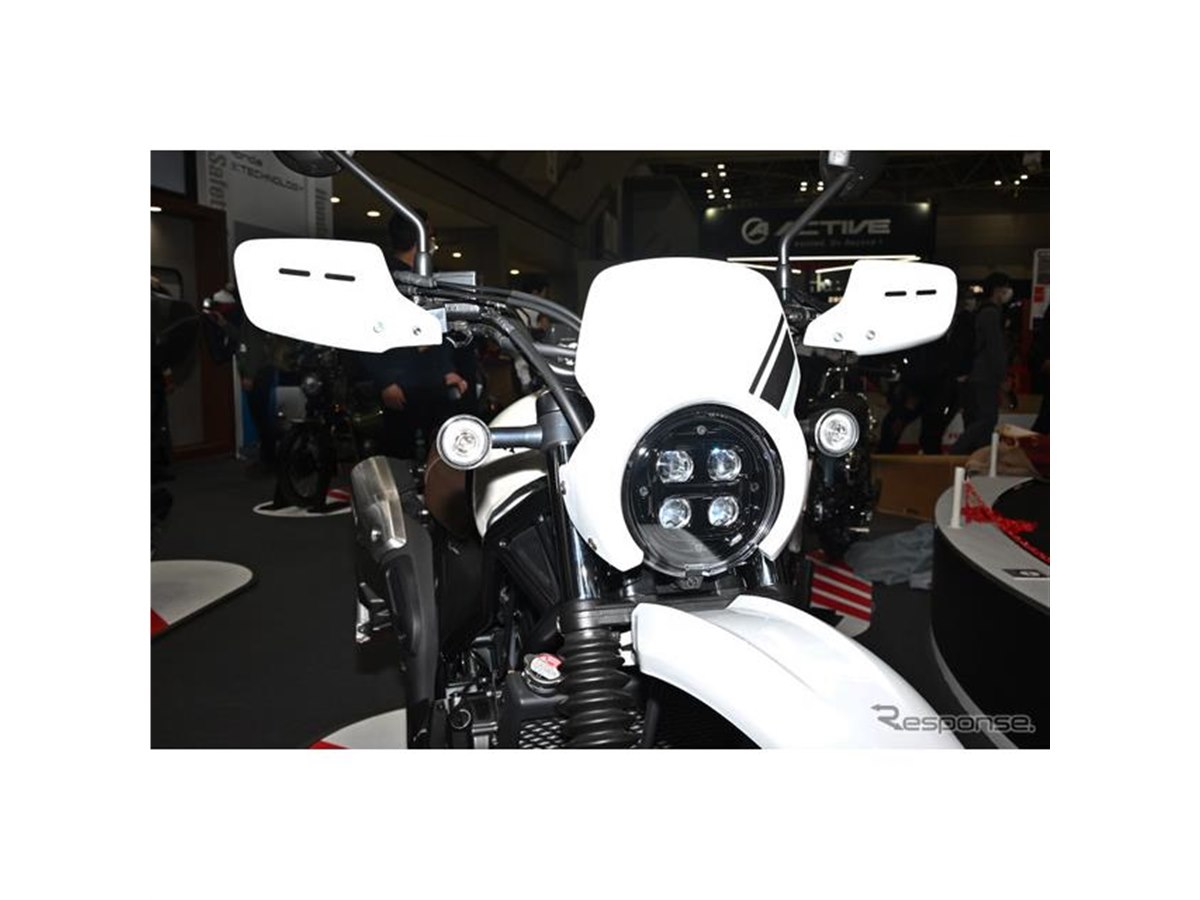 ホワイト】HONDA CL250&CL500用ヘッドライトバイザー （ネオ