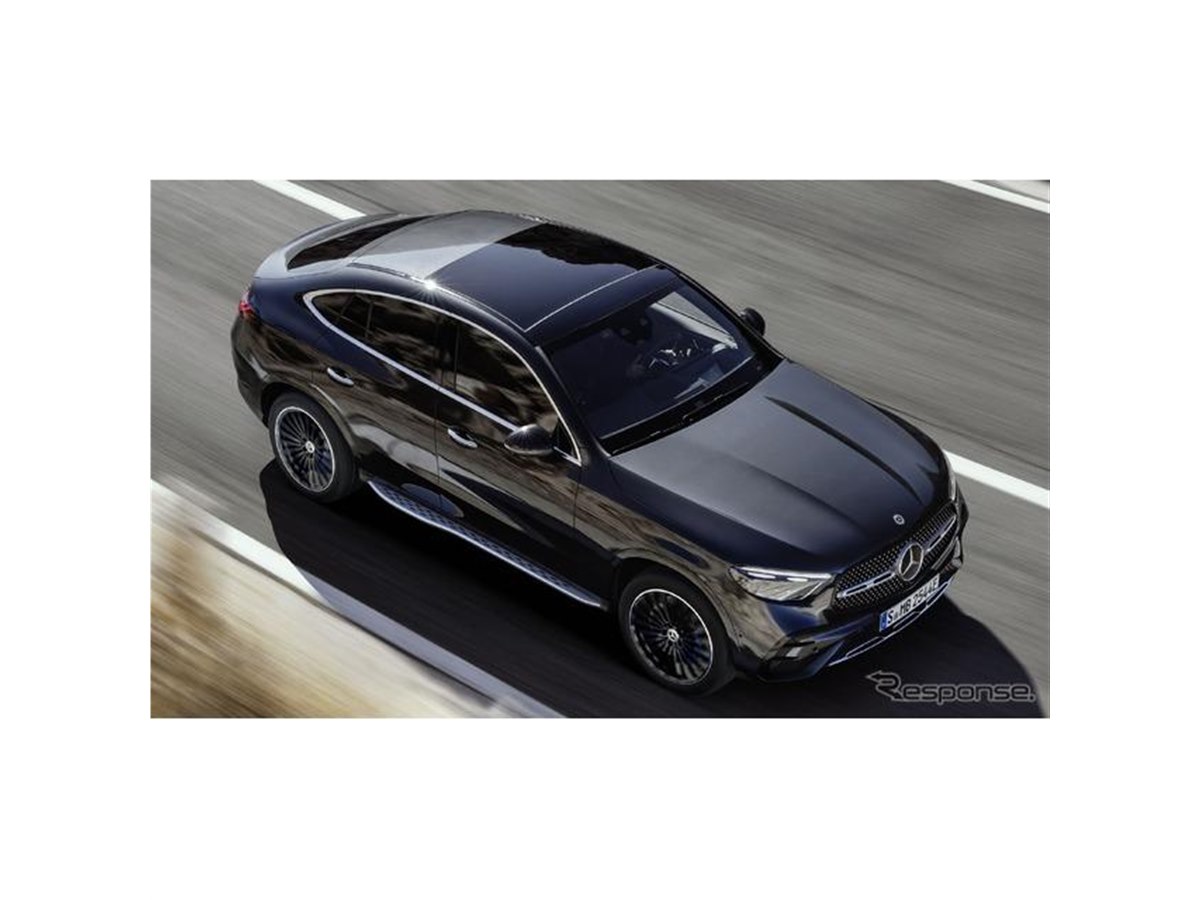 メルセデスベンツ『GLCクーペ』新型、新デザイン言語と最新MBUXを採用