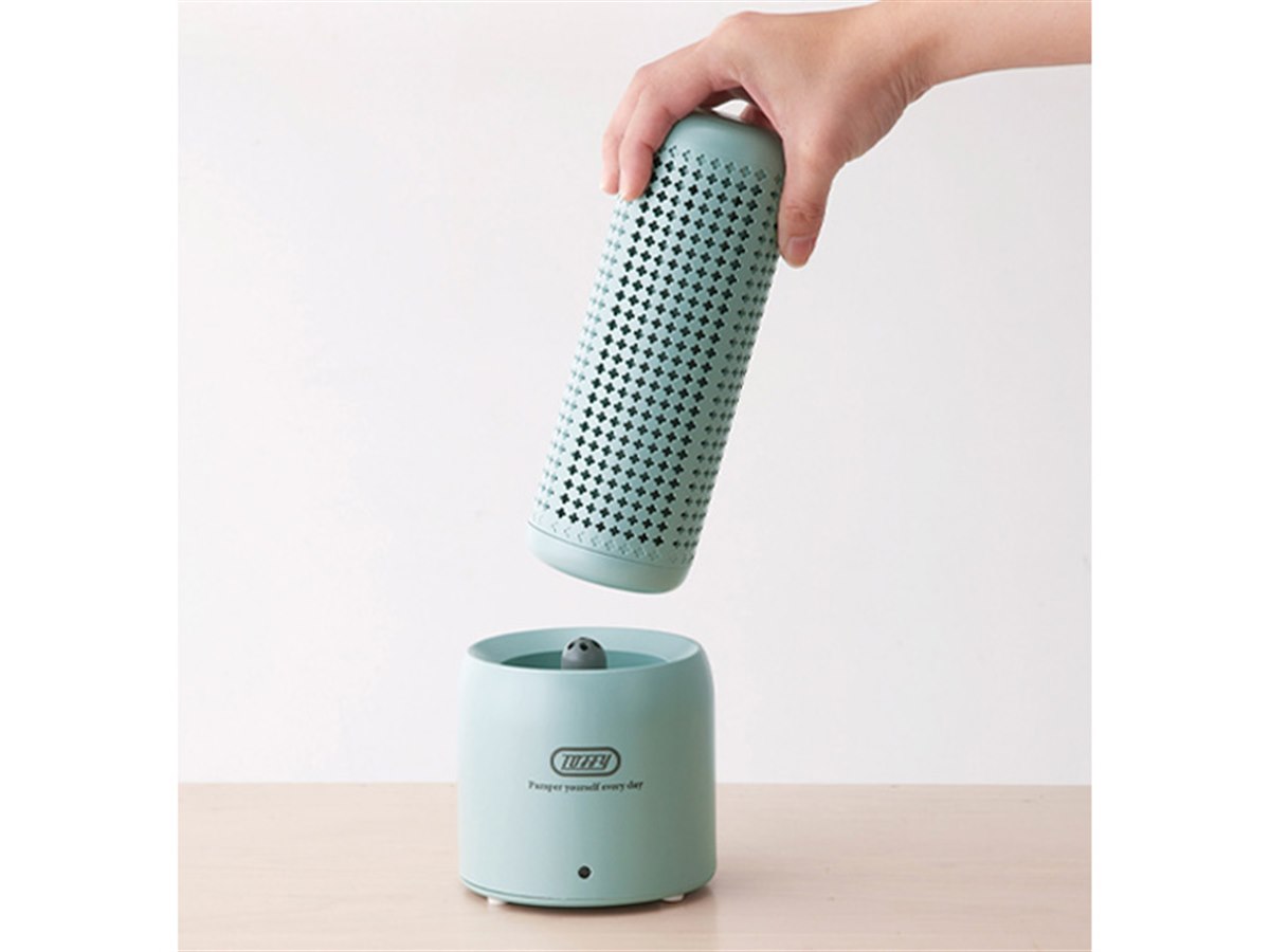 乾燥用スタンド付きで繰り返し使える「Toffy コンパクトリユース除湿器