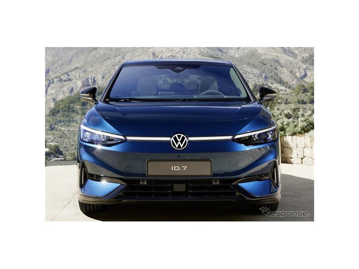 VW「ID.」ファミリー最強、286馬力モーター積むセダン…『ID.7』発表