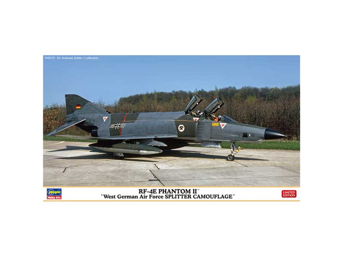 スプリッター迷彩の西ドイツ空軍戦闘機「RF-4E ファントム II」を再現