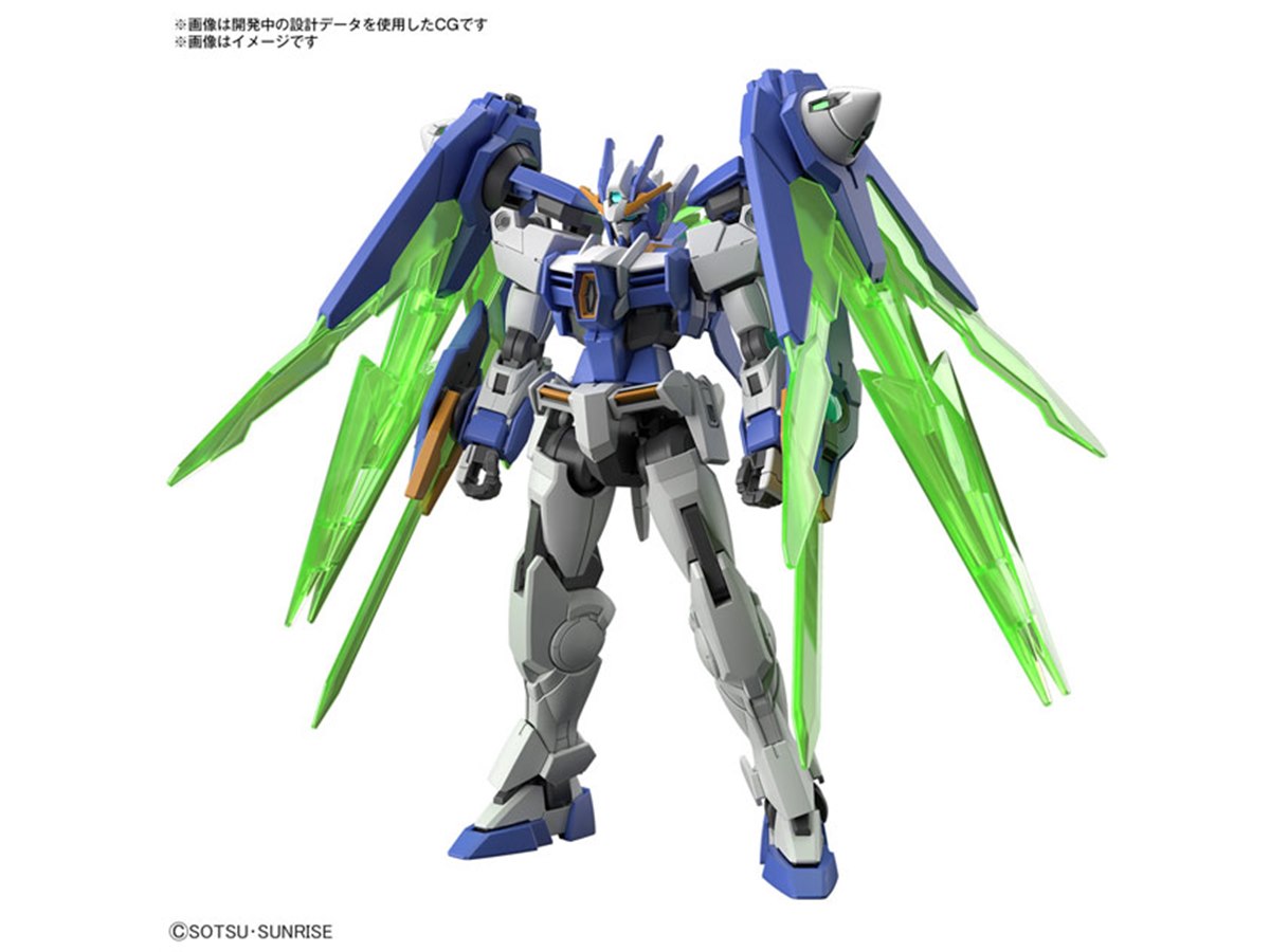HG 1/144 ガンダムダブルオーダイバーアークの塗装完成見本を