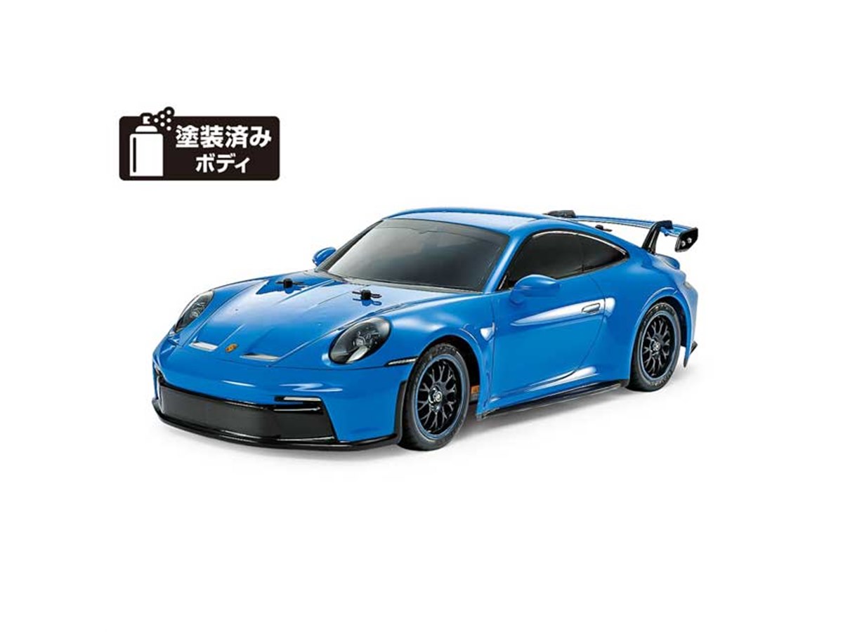 タミヤ、TT-02シャーシを搭載した「ポルシェ 911 GT3」1/10電動RCカー