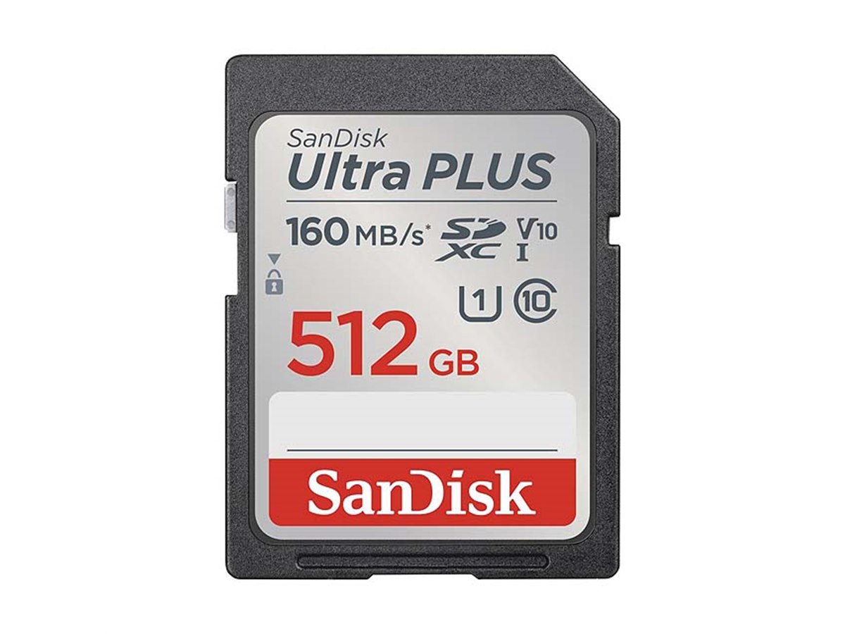 サンディスク、リード最大160MB/sの「ウルトラ プラス SDXCメモリー