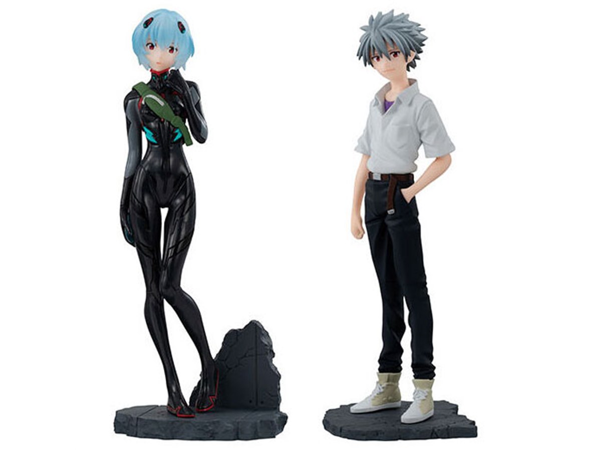 EVA 渚カヲル＆綾波レイ BANDAI GAINAX・カラー PSA10 UA44BT/EVA-1