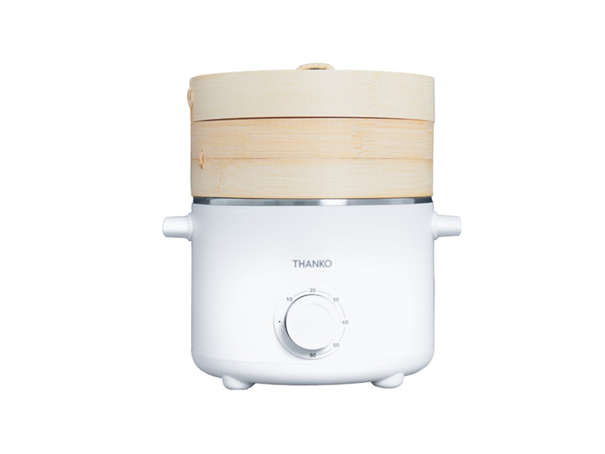 1台2役で卓上鍋にもなる電気せいろ蒸し器、サンコーが6,980円で発売