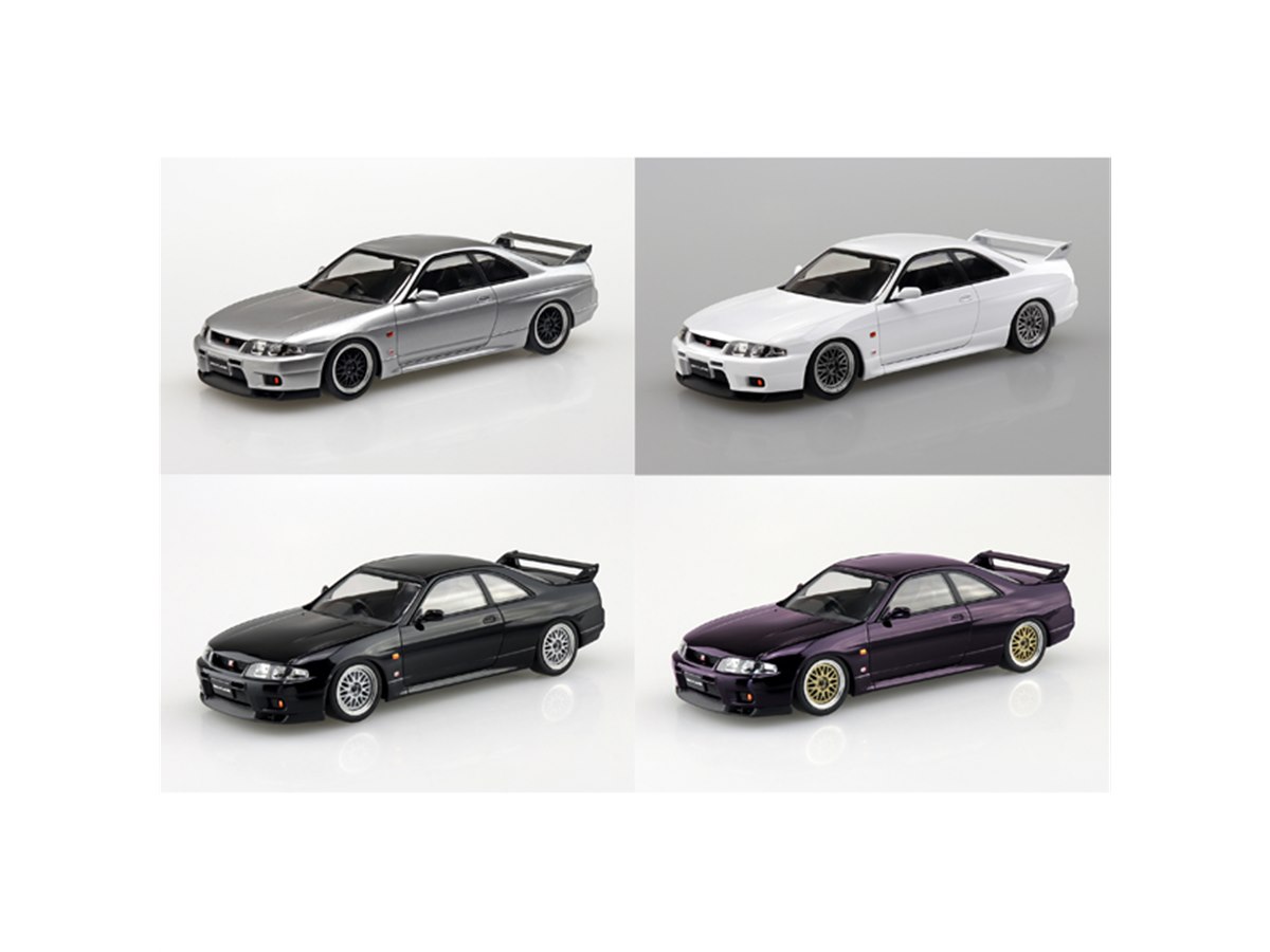 ファッションシーンで話題のこれから流行るブランド12選 AOSHIMA、カスタムホイール＆タイヤ仕様の「R33スカイラインGT-R ミニカー