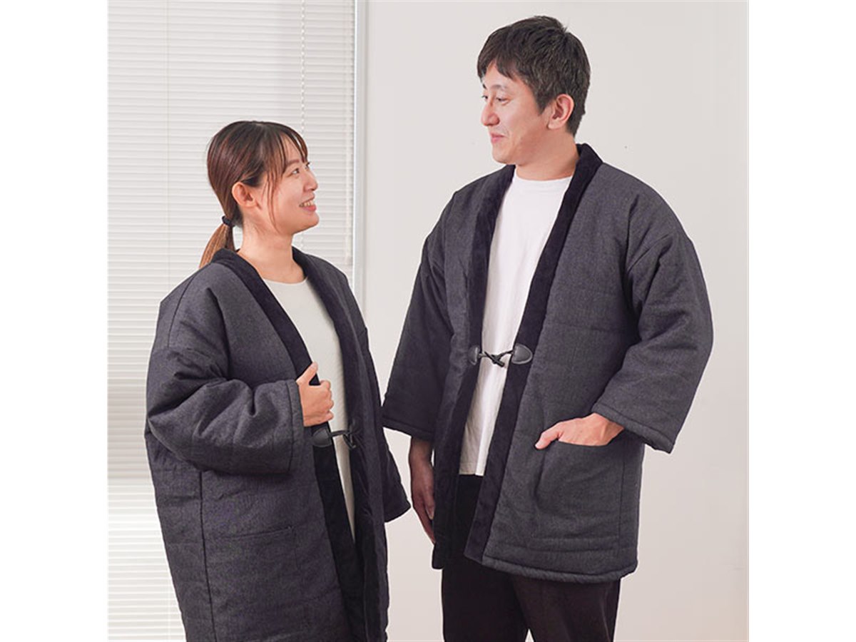 サンコー、計5か所にヒーターを内蔵したUSB式はんてん「ほかてん