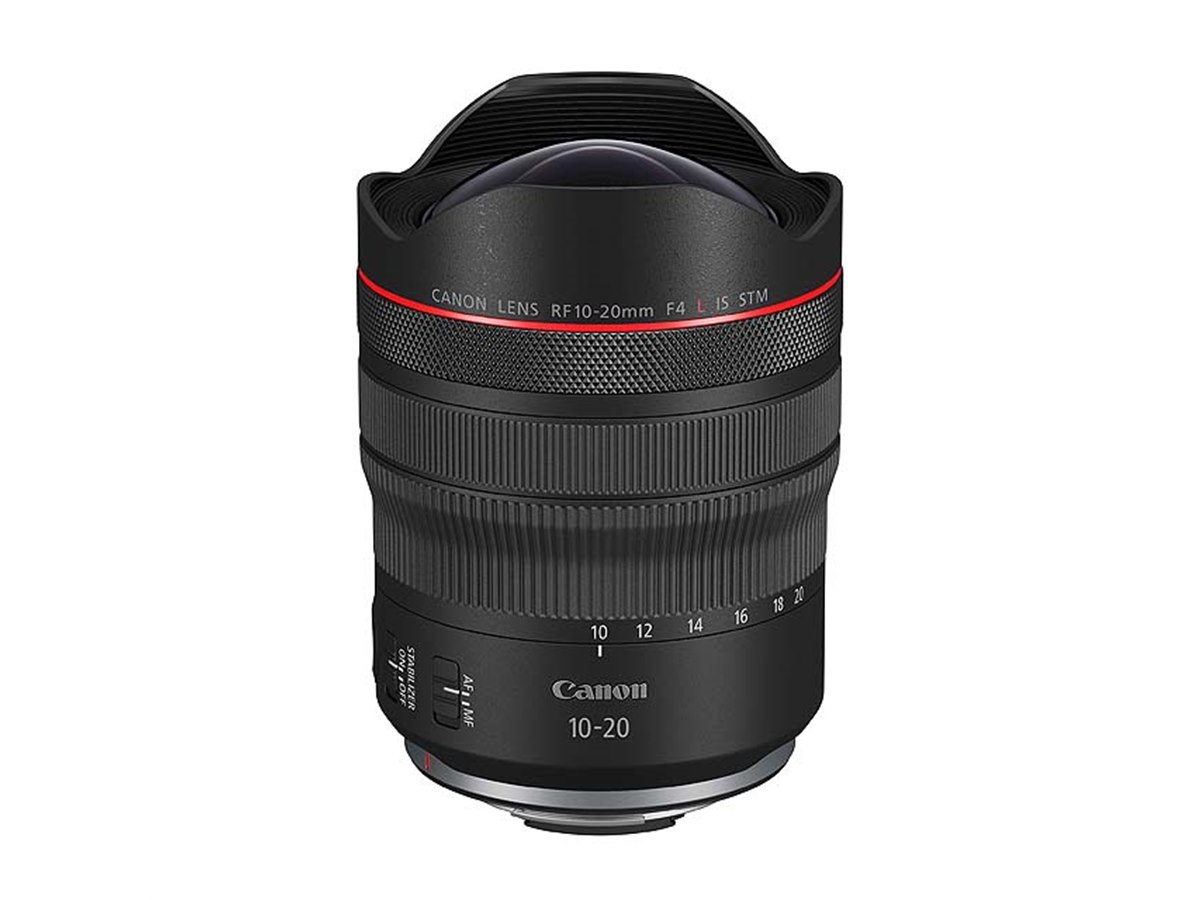 キヤノン、超広角ズームレンズ「RF10-20mm F4 L IS STM」を本日