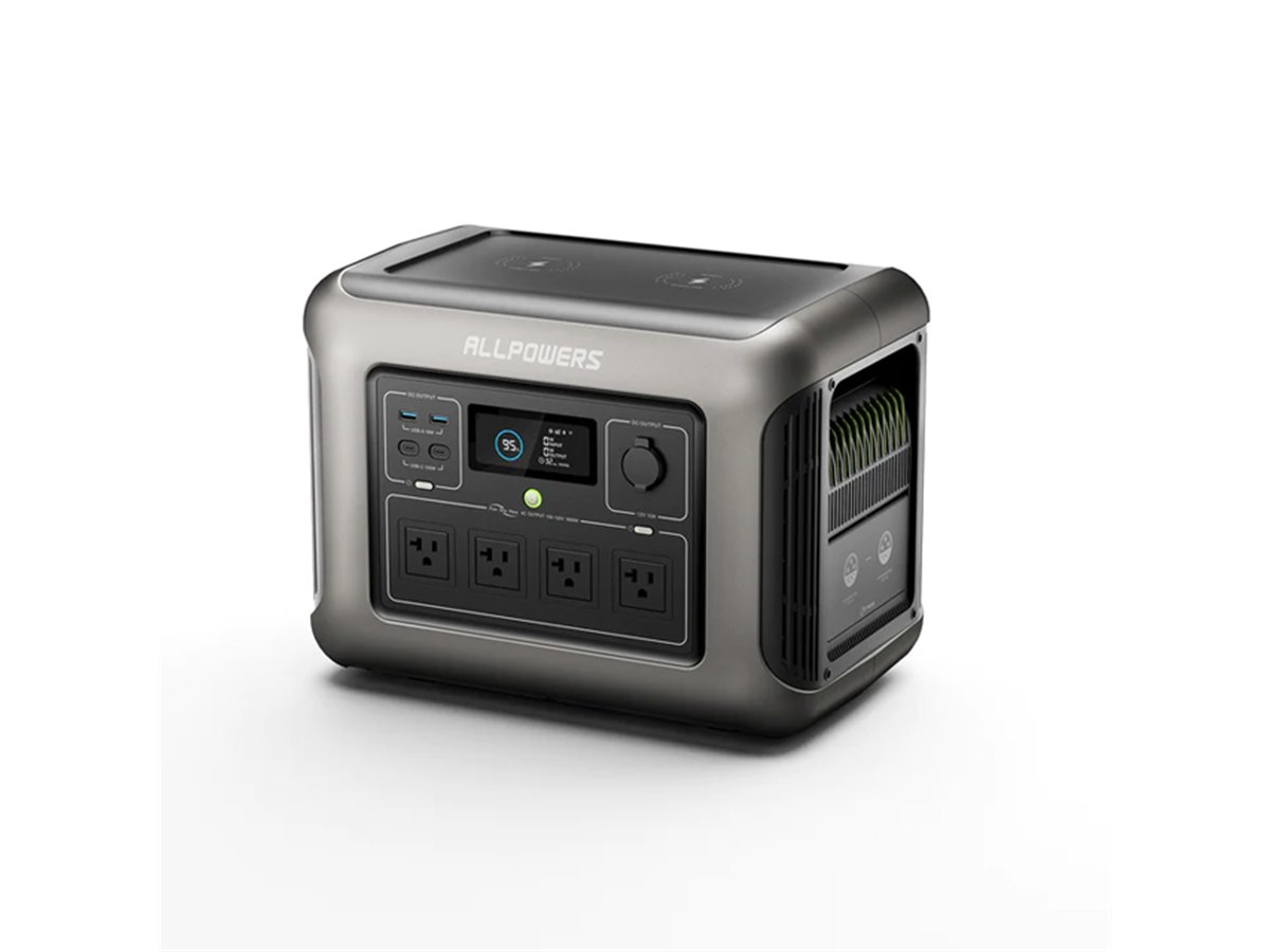 ALLPOWERS、ACケーブルのみ約1時間で満充電できる1152Whポータブル電源