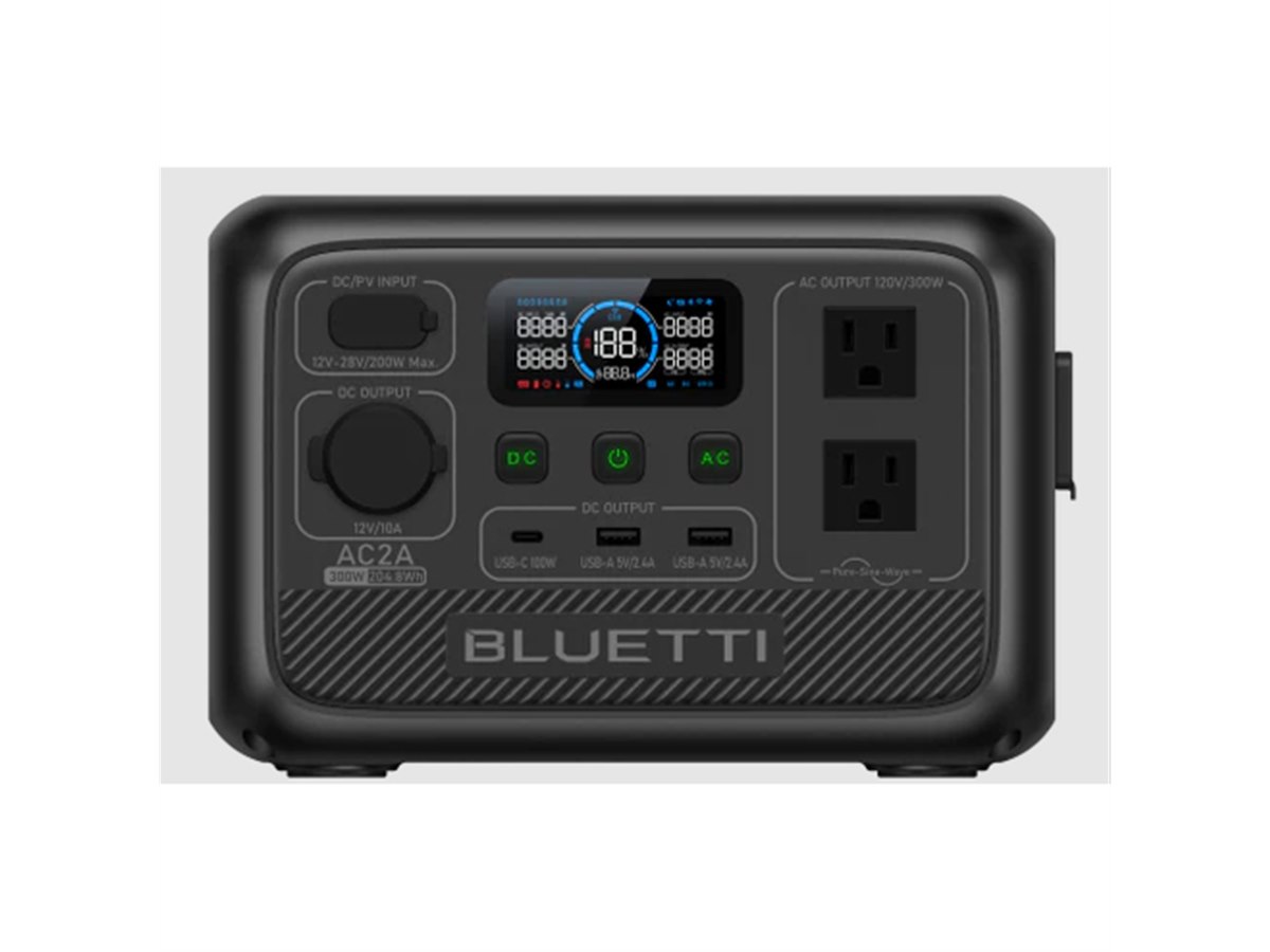 BLUETTI、容量204Whで重量3.6kgのコンパクトなポータブル電源