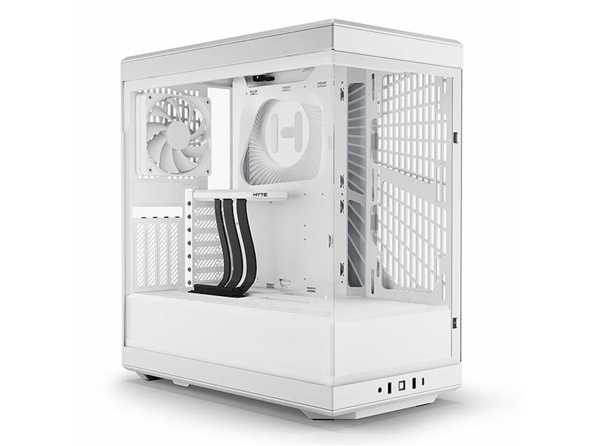 HYTE、2面パノラマ強化ガラス搭載PCケースの限定カラーモデル「Y40 