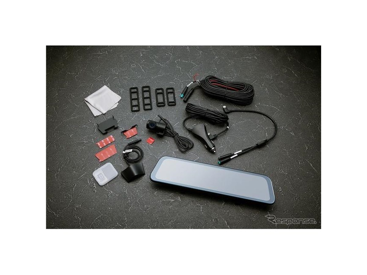 2カメラドラレコ搭載のデジタルインナーミラー、画質や精度向上の新