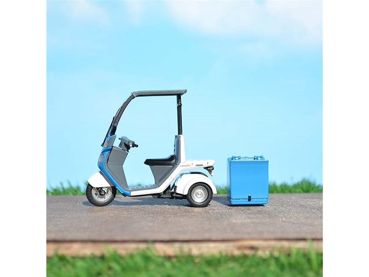 ホンダのジャイロキャノピー。ワンちゃん、ネコちゃんだって遠くに連れ