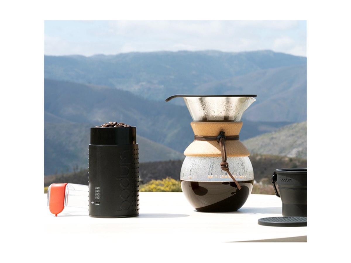 BODUM、アウトドアに便利な充電式コードレスコーヒーグラインダーを