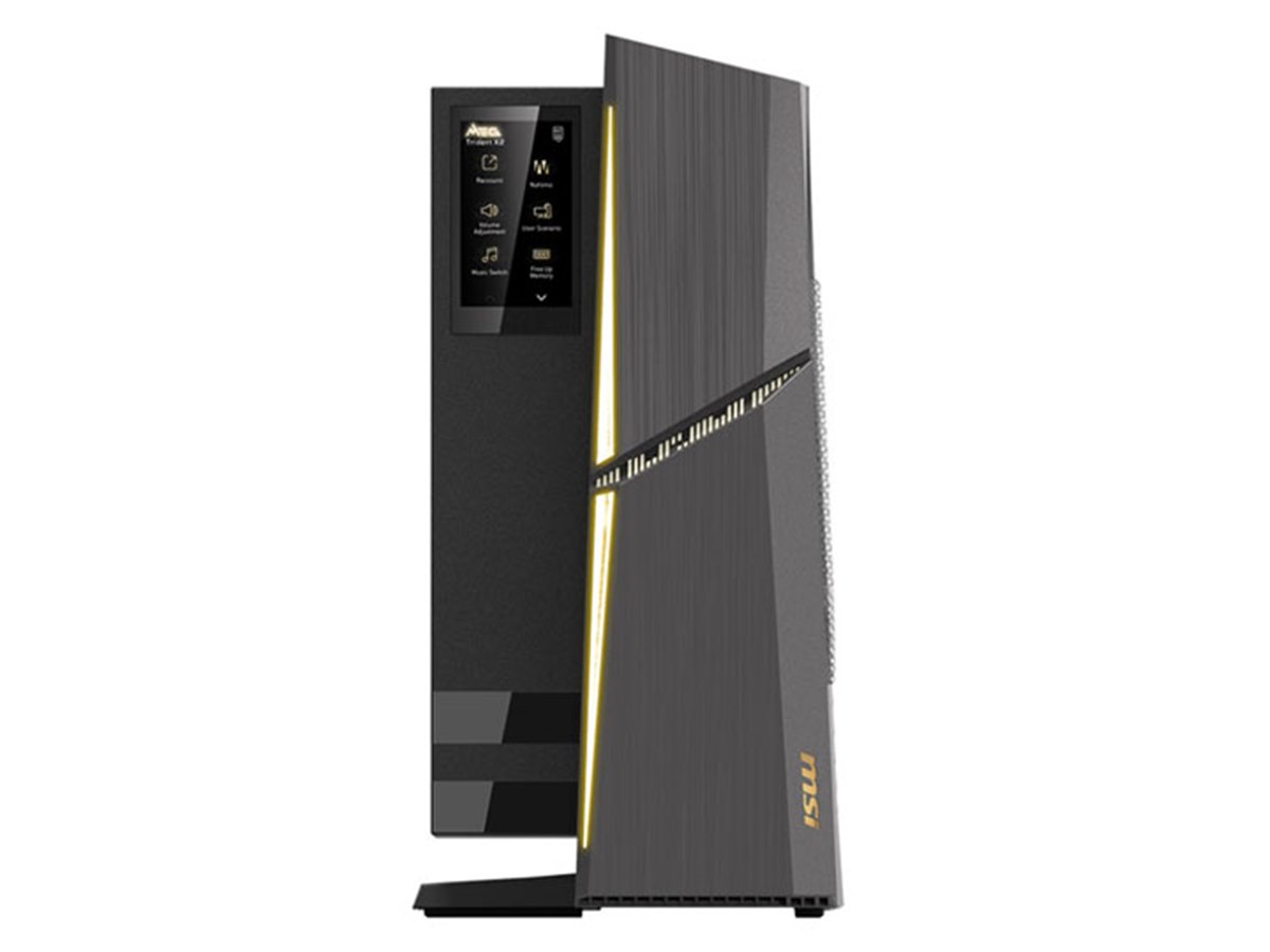 2024年ファッション福袋 MSI、本体前面にタッチパネルを装備したハイエンドゲーミングPC2 ブリヂストン